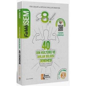 8. Sınıf Din Kültürü Ahlak Bilgisi Deneme - İsem Yayınları