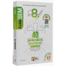 8. Sınıf Din Kültürü Ahlak Bilgisi Deneme - İsem Yayınları