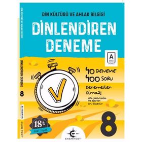 8. Sınıf Din Kültürü Dinlendiren Defter - Eker Test Yayınları