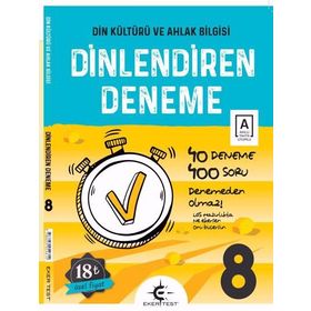 8. Sınıf Din Kültürü Dinlendiren Defter - Eker Test Yayınları