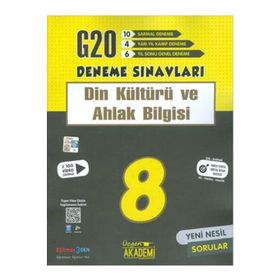 8. Sınıf Din Kültürü Ve Ahlak Bil Soru Bankası-Üçgen Akademi Yayınları