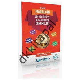 8. Sınıf Din Kültürü ve Ahlak Bilgisi 20 li Madalyon Denemeleri-Gezegen Yayıncılık