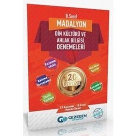 8. Sınıf Din Kültürü ve Ahlak Bilgisi 20 li Madalyon Denemeleri-Gezegen Yayıncılık