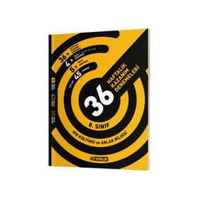 8.Sınıf Din Kültürü ve Ahlak Bilgisi 36 Haftalık Kazanım Denemeleri Hız Yayınları