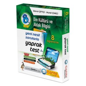8. Sınıf Din Kültürü ve Ahlak Bilgisi 8 Öğrencilik Kutu Yaprak Test-Çanta Yayınları