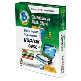 8. Sınıf Din Kültürü ve Ahlak Bilgisi 8 Öğrencilik Kutu Yaprak Test-Çanta Yayınları