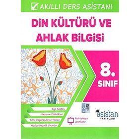 8. Sınıf Din Kültürü ve Ahlak Bilgisi Akıllı Ders Asistanı Asistan Yayınları - Asistan Komisyon