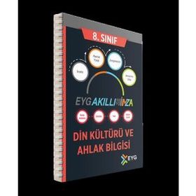 8. Sınıf Din Kültürü Ve Ahlak Bilgisi Akıllı İmza Defteri - Eyg Yayınları