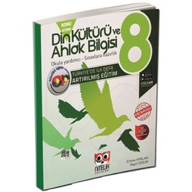 8. Sınıf Din Kültürü ve Ahlak Bilgisi Artırılmış Konu Anlatım - Nitelik Yayınları