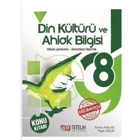 8. Sınıf Din Kültürü ve Ahlak Bilgisi Artırılmış Konu Anlatım - Nitelik Yayınları