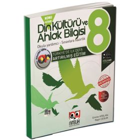 8. Sınıf Din Kültürü ve Ahlak Bilgisi Artırılmış Konu Anlatım - Nitelik Yayınları