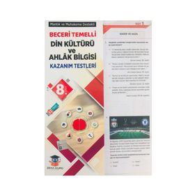 8. Sınıf Din Kültürü Ve Ahlak Bilgisi Beceri Temelli Kazanım Testleri Zeka Küpü Yayınları