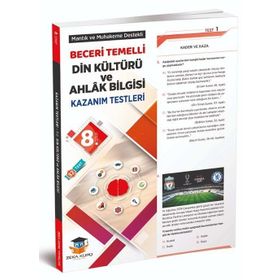 8. Sınıf Din Kültürü Ve Ahlak Bilgisi Beceri Temelli Kazanım Testleri Zeka Küpü Yayınları