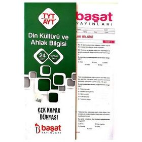 8. Sınıf Din Kültürü ve Ahlak Bilgisi Çek Kopar Yaprak Test 24 Adet - kollektif