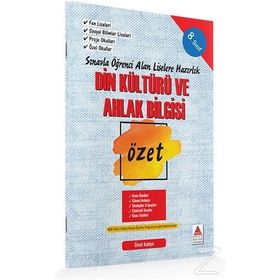8.Sınıf Din Kültürü ve Ahlak Bilgisi Defter - Din Dersi Yayınları