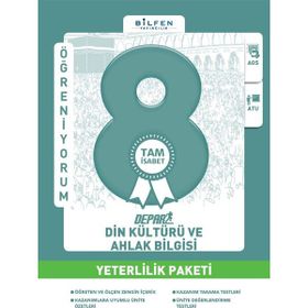 8. Sınıf Din Kültürü ve Ahlak Bilgisi Depar Yeterlilik - Bilfen Yayınları