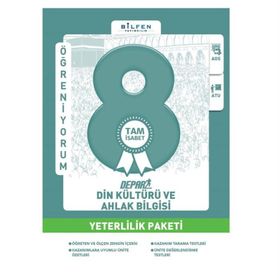 8. Sınıf Din Kültürü ve Ahlak Bilgisi Depar Yeterlilik - Bilfen Yayınları
