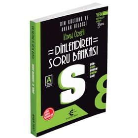 8. Sınıf Din Kültürü ve Ahlak Bilgisi Dinlendiren Defter-Eker Test Yayınları