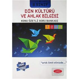 8. Sınıf Din Kültürü ve Ahlak Bilgisi Dinlendiren Konu Özetli Soru Bankası Eker Test Yayınları