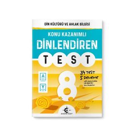 8. Sınıf Din Kültürü ve Ahlak Bilgisi Dinlendiren Konu Özetli Soru Bankası Eker Test Yayınları