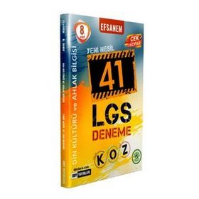 8. Sınıf Din Kültürü Ve Ahlak Bilgisi Efsane 41'li Deneme - Ddy Yayınları