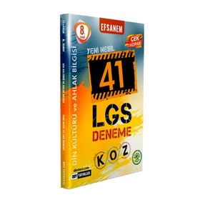 8. Sınıf Din Kültürü Ve Ahlak Bilgisi Efsane 41'li Deneme - Ddy Yayınları