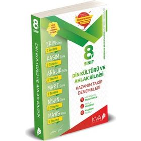 8. Sınıf Din Kültürü ve Ahlak Bilgisi Fark Var Kazanım Takip Denemeleri - Koray Varol Akademi Yayınları