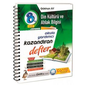 8. Sınıf Din Kültürü ve Ahlak Bilgisi Kazandıran Defter-Çanta Yayınları
