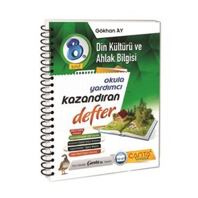 8. Sınıf Din Kültürü ve Ahlak Bilgisi Kazandıran Defter-Çanta Yayınları