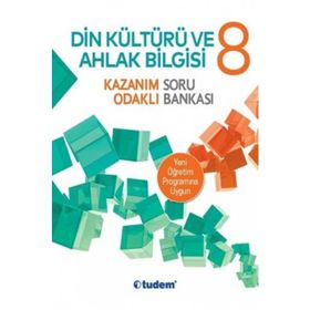 8.Sınıf Din Kültürü ve Ahlak Bilgisi Kazanım Odaklı HBA Konu Anlatımlı Tudem Yayınları