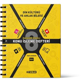 8. Sınıf Din Kültürü ve Ahlak Bilgisi Konu İşleme Defteri Hız Yayınları