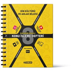 8. Sınıf Din Kültürü ve Ahlak Bilgisi Konu İşleme Defteri Hız Yayınları