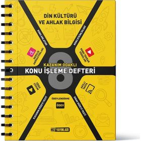 8. Sınıf Din Kültürü ve Ahlak Bilgisi Konu İşleme Defteri Hız Yayınları