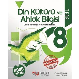 8. Sınıf Din Kültürü ve Ahlak Bilgisi Konu Kitabı Kollektif Pergel Yayınları
