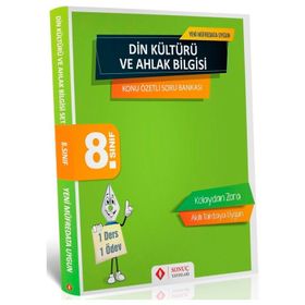 8. Sınıf Din Kültürü ve Ahlak Bilgisi Konu Konu Yazılıya Hazırlık Denemeleri - Kollektif