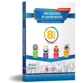 8. Sınıf Din Kültürü ve Ahlak Bilgisi Konu Özetli Soru Bankası Seti Sonuç Yayınları