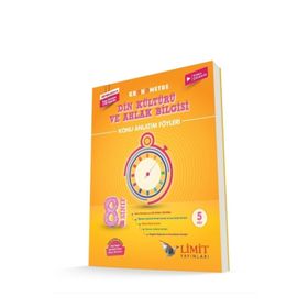 8. Sınıf Din Kültürü ve Ahlak Bilgisi Kronometre Konu Anlatım Föyleri-Limit Yayınları