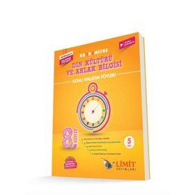 8. Sınıf Din Kültürü ve Ahlak Bilgisi Kronometre Konu Anlatım Föyleri-Limit Yayınları