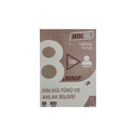8. Sınıf Din Kültürü ve Ahlak Bilgisi Kutu Test Pergel Yayınları
