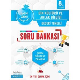 8. Sınıf Din Kültürü ve Ahlak Bilgisi Mavi Soru Bankasıı-Nartest Yayınları