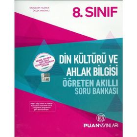 8.Sınıf Din Kültürü Ve Ahlak Bilgisi Öğreten Akıllı Soru Bankası Puan Yayınları