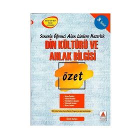 8. Sınıf Din Kültürü ve Ahlak Bilgisi Özet Delta - Kültür Yayınları