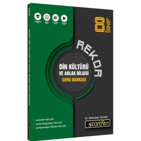 8. Sınıf Din Kültürü ve Ahlak Bilgisi Rekor Soru Bankası-Startfen Yayınları