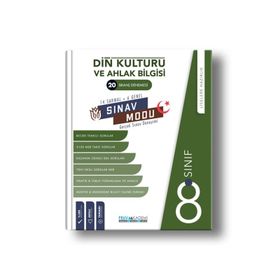 8. Sınıf Din Kültürü ve Ahlak Bilgisi Sınav Modu 20 Deneme-Pruva Akademi Yayınları