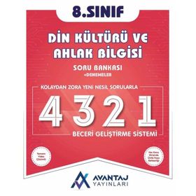 8.sınıf Din Kültürü ve Ahlak Bilgisi Soru Bankası + Denemeler-Avantaj Yayınları