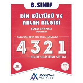 8.sınıf Din Kültürü ve Ahlak Bilgisi Soru Bankası + Denemeler-Avantaj Yayınları