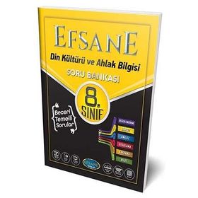 8. Sınıf Din Kültürü ve Ahlak Bilgisi Soru Bankası Efsane Yayınları