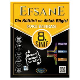 8. Sınıf Din Kültürü ve Ahlak Bilgisi Soru Bankası Efsane Yayınları