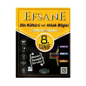 8. Sınıf Din Kültürü ve Ahlak Bilgisi Soru Bankası Efsane Yayınları