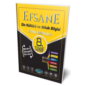 8. Sınıf Din Kültürü ve Ahlak Bilgisi Soru Bankası Efsane Yayınları